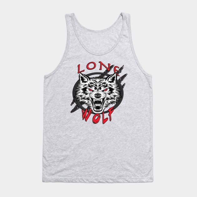 Lone Wolf Tank Top by By Diane Maclaine